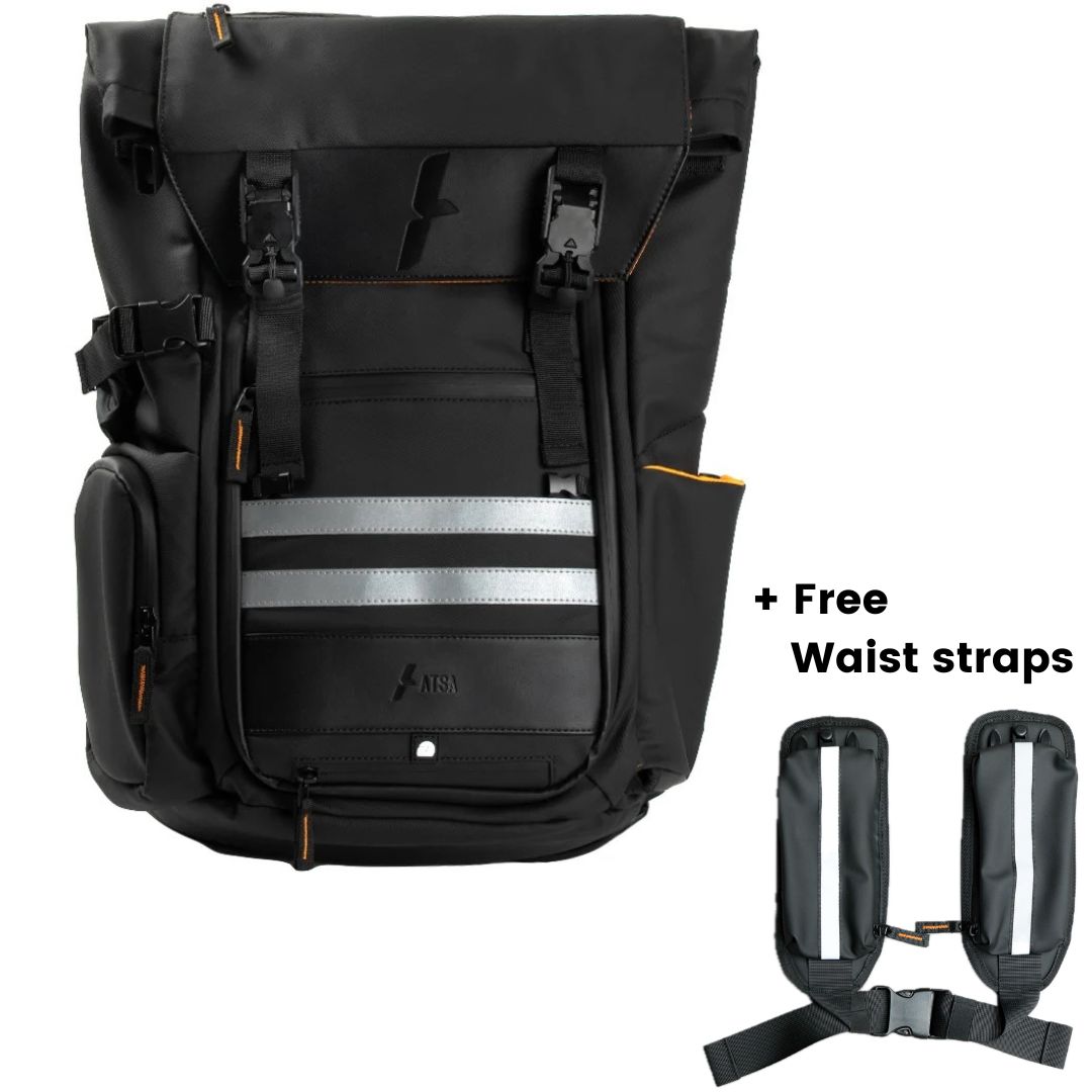 ATSA Everyday® Skateboard Backpack + Free Waist Straps
